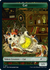 Dog // Cat Double-Sided Token [Secret Lair Commander Deck: Raining Cats and Dogs Tokens] | Clutch Gaming