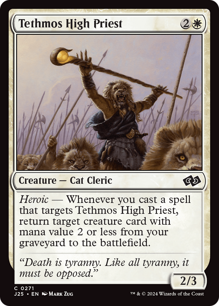 Tethmos High Priest [Foundations Jumpstart] | Clutch Gaming