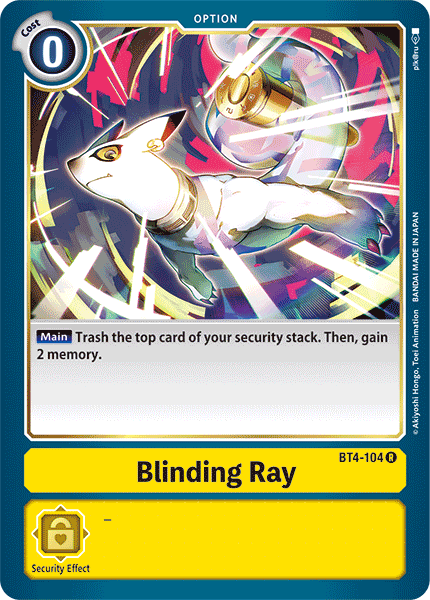 Blinding Ray [BT4-104] [Great Legend] | Clutch Gaming