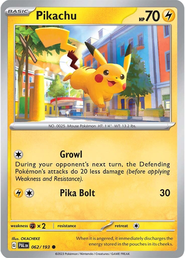 Pikachu (062/193) [Scarlet & Violet: Paldea Evolved] | Clutch Gaming