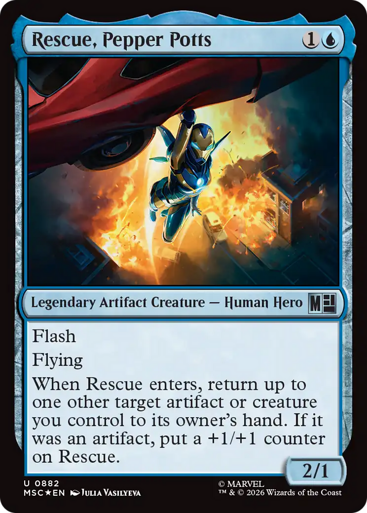 Rescue, Pepper Potts (Surge Foil) [Marvel Super Heroes Commander] | Clutch Gaming