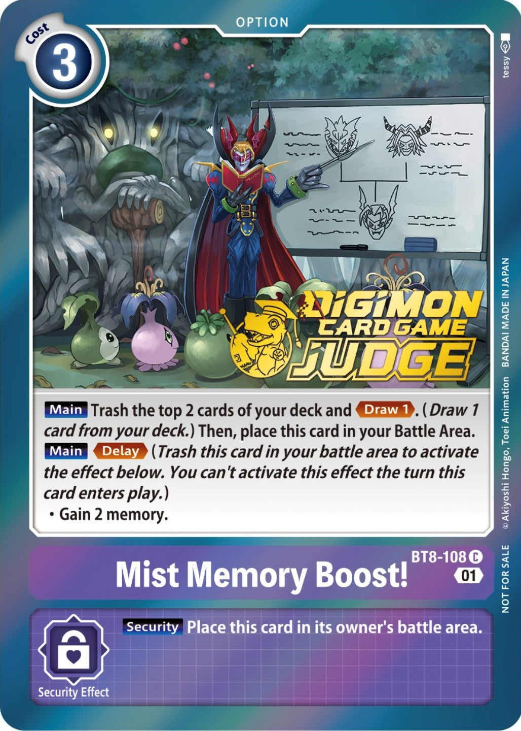 Mist Memory Boost! [BT8-108] (Judge Pack 3) [New Awakening Promos] | Clutch Gaming