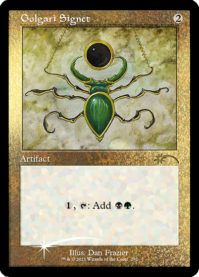 Golgari Signet (Retro) (Foil Etched) [Secret Lair Drop Series] | Clutch Gaming