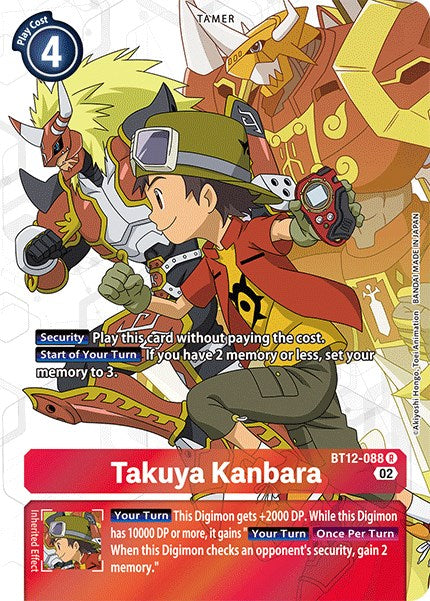 Takuya Kanbara [BT12-088] (Alternate Art) [Across Time] | Clutch Gaming