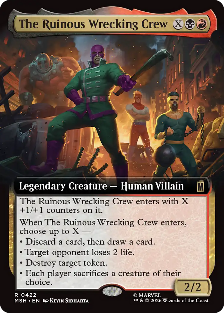 The Ruinous Wrecking Crew (Extended Art) [Marvel Super Heroes] | Clutch Gaming