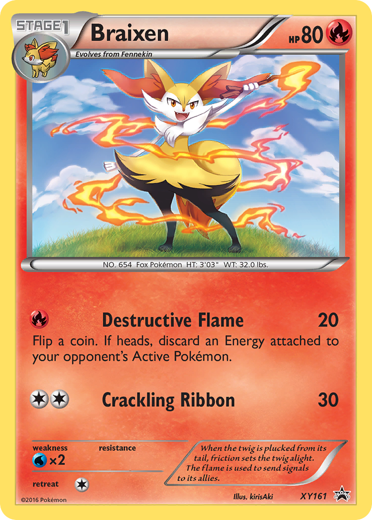 Braixen (XY161) [XY: Black Star Promos] | Clutch Gaming