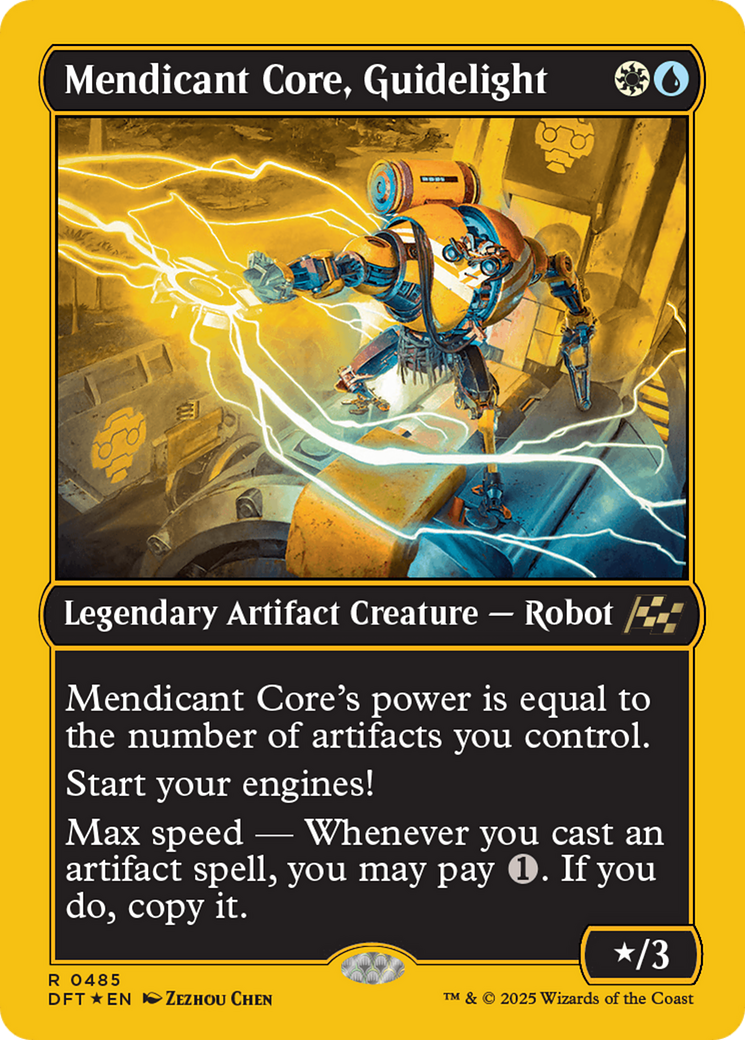 Mendicant Core, Guidelight (First-Place Foil) [Aetherdrift] | Clutch Gaming