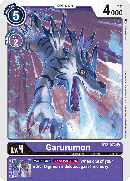 Garurumon [BT2-073] [Release Special Booster Ver.1.0] | Clutch Gaming