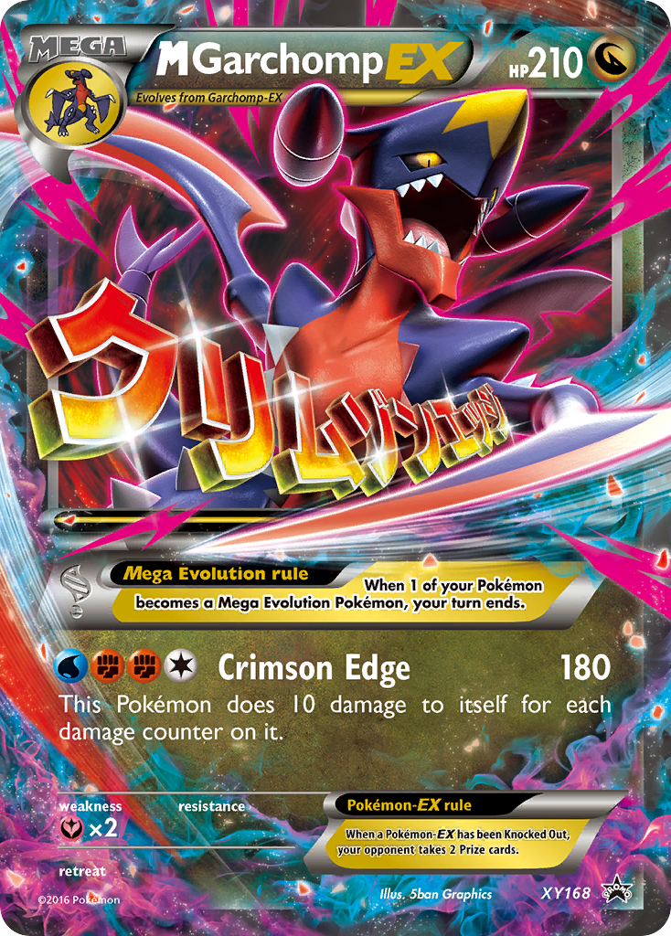 M Garchomp EX (XY168) [XY: Black Star Promos] | Clutch Gaming