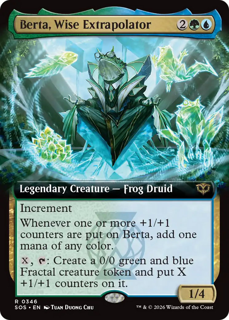 Berta, Wise Extrapolator (Extended Art) [Secrets of Strixhaven] | Clutch Gaming