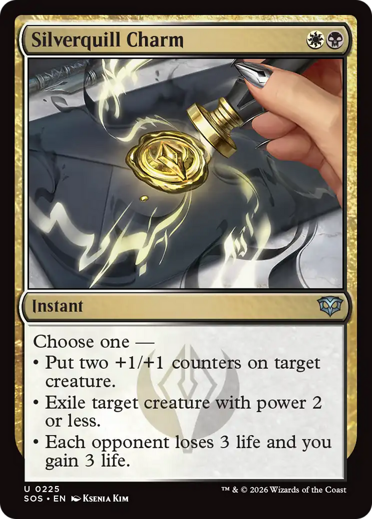 Silverquill Charm [Secrets of Strixhaven] | Clutch Gaming