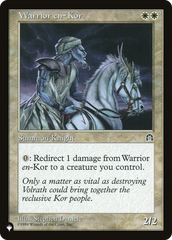 Warrior en-Kor [The List Reprints] | Clutch Gaming