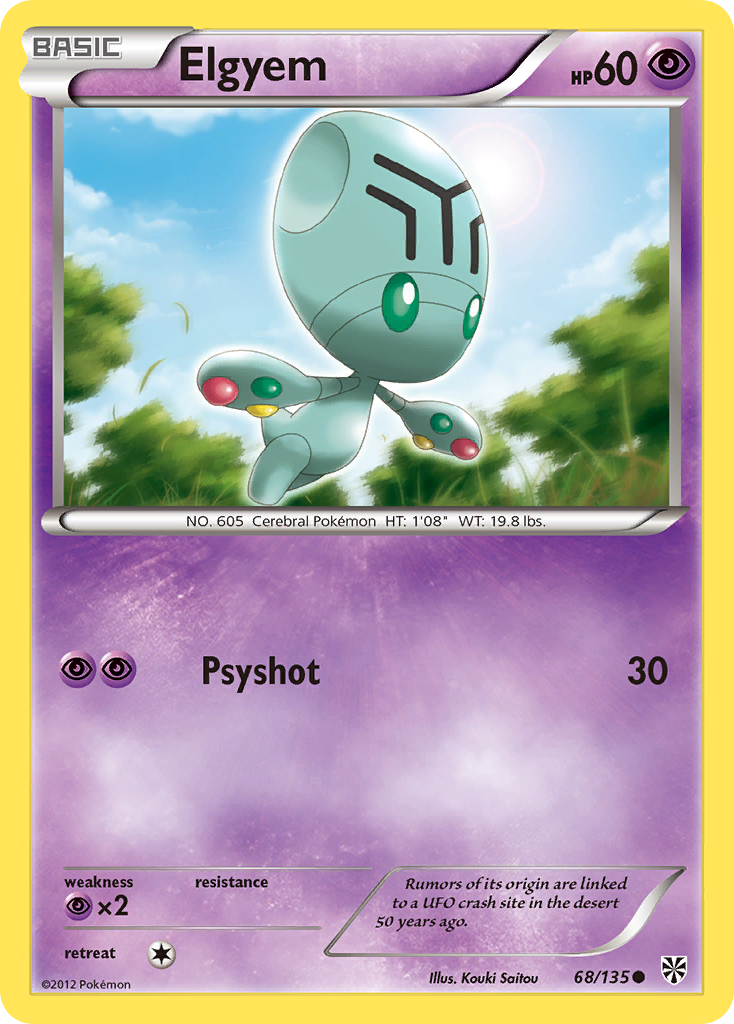 Elgyem (68/135) [Black & White: Plasma Storm] | Clutch Gaming