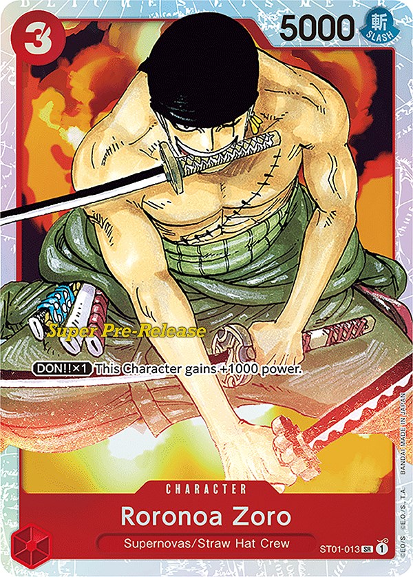 Roronoa Zoro [Super Pre-Release Starter Deck: Straw Hat Crew] | Clutch Gaming