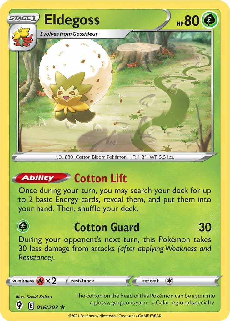 Eldegoss (016/203) (Theme Deck Exclusive) [Sword & Shield: Evolving Skies] | Clutch Gaming