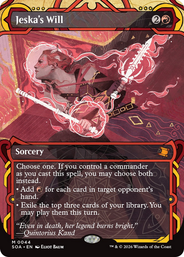 Jeska's Will [Secrets of Strixhaven: Mystical Archive] | Clutch Gaming