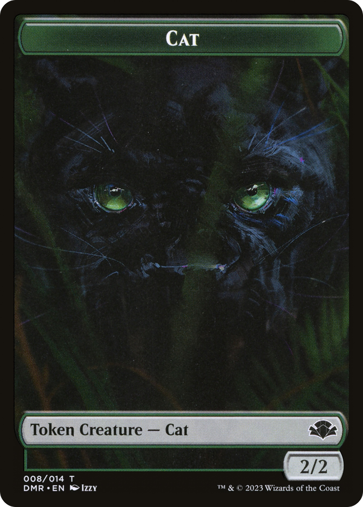 Cat Token (008) [Dominaria Remastered Tokens] | Clutch Gaming