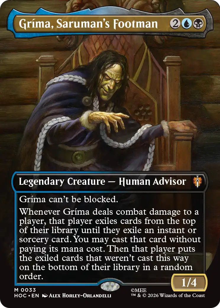 Grima, Saruman's Footman (Borderless) [The Hobbit: Eternal-Legal] | Clutch Gaming
