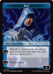 Illusion // Jace Double-Sided Token [Reality Fracture Tokens] | Clutch Gaming