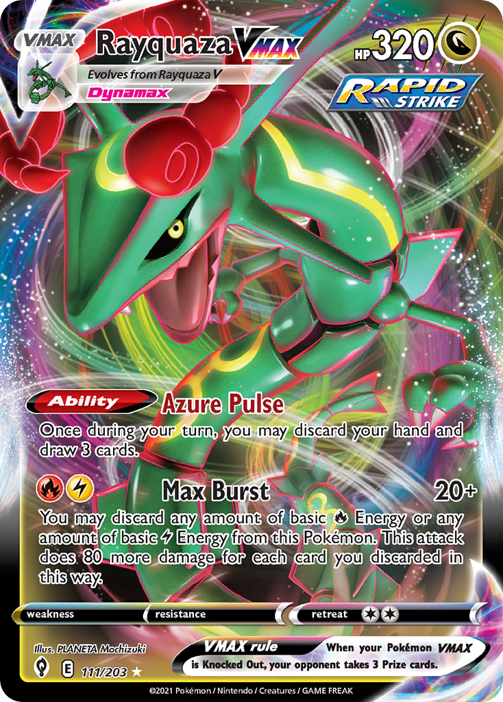 Rayquaza VMAX (111/203) (Jumbo Card) [Sword & Shield: Evolving Skies] | Clutch Gaming