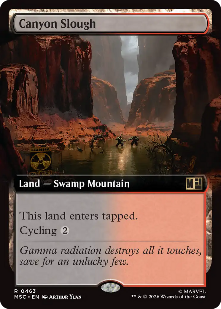 Canyon Slough (Extended Art) [Marvel Super Heroes Commander] | Clutch Gaming