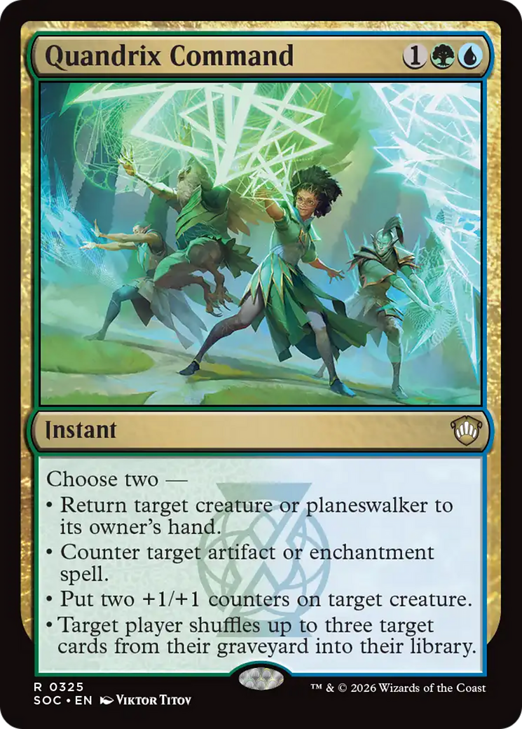 Quandrix Command [Secrets of Strixhaven Commander] | Clutch Gaming
