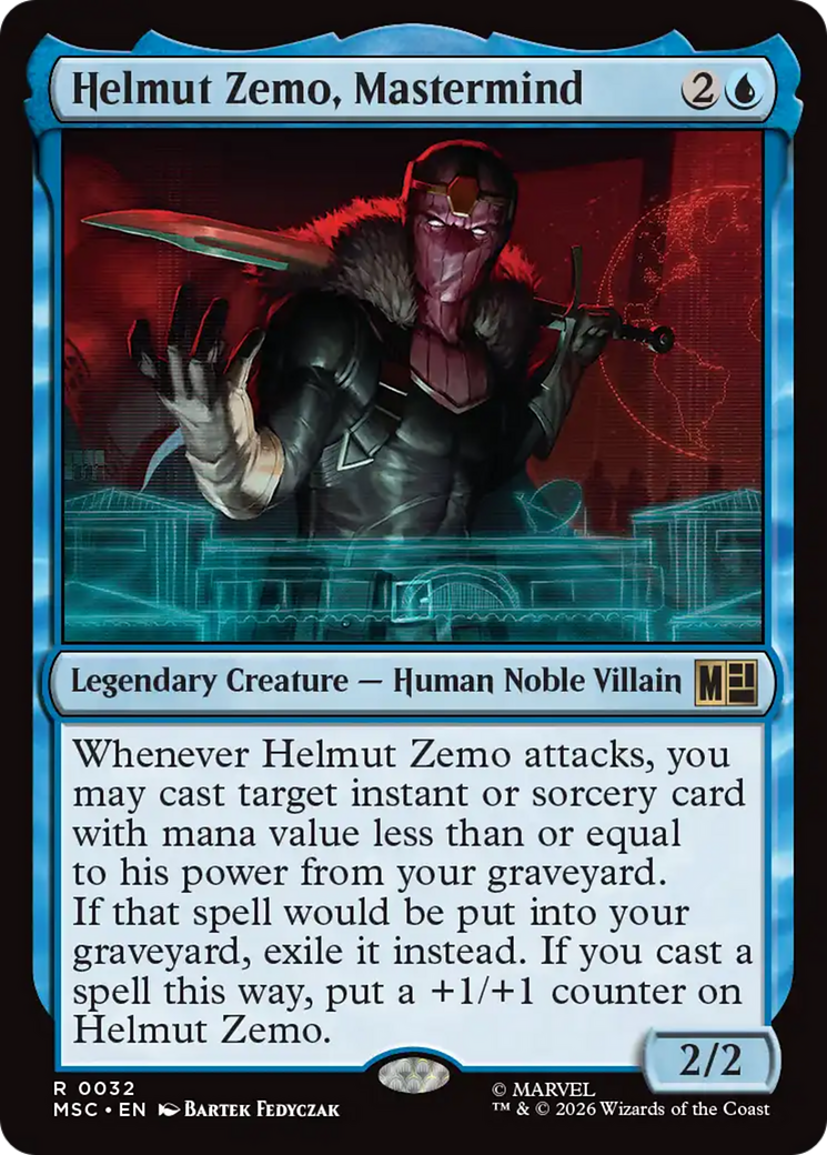 Helmut Zemo, Mastermind (Surge Foil) [Marvel Super Heroes Commander] | Clutch Gaming