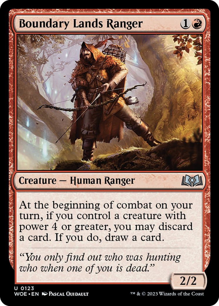 Boundary Lands Ranger [Wilds of Eldraine] | Clutch Gaming