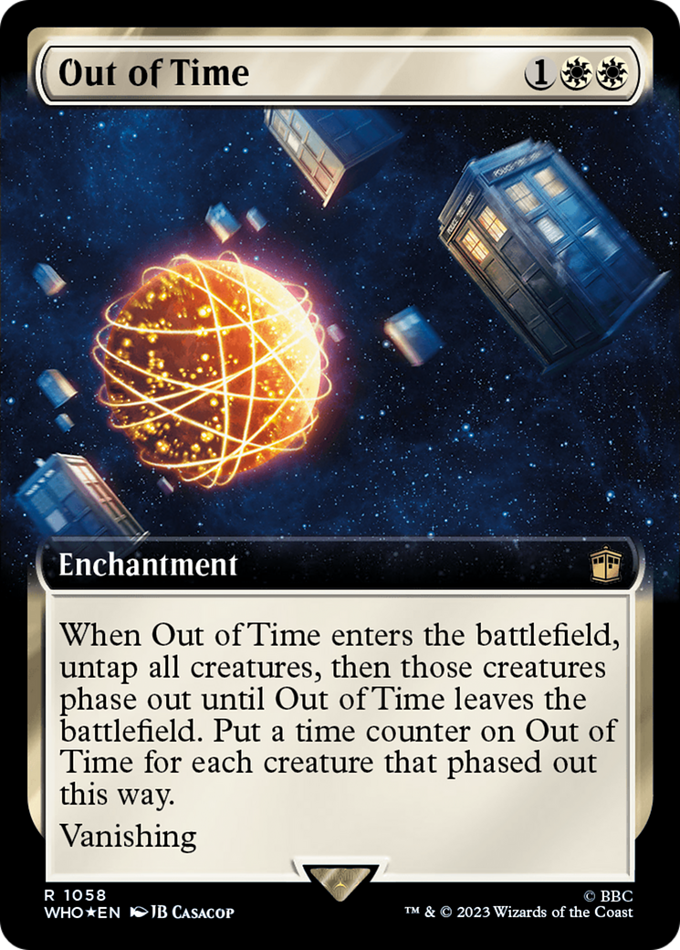 Out of Time (Extended Art) (Surge Foil) [Doctor Who] | Clutch Gaming