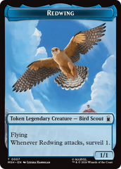 Redwing // Zabu Double-Sided Token [Marvel Super Heroes Tokens] | Clutch Gaming
