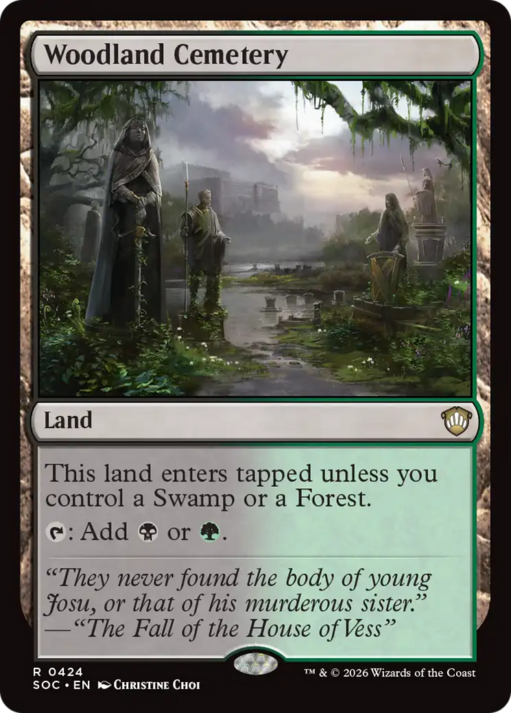 Woodland Cemetery [Secrets of Strixhaven Commander] | Clutch Gaming