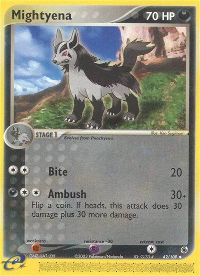 Mightyena (42/109) [EX: Ruby & Sapphire] | Clutch Gaming