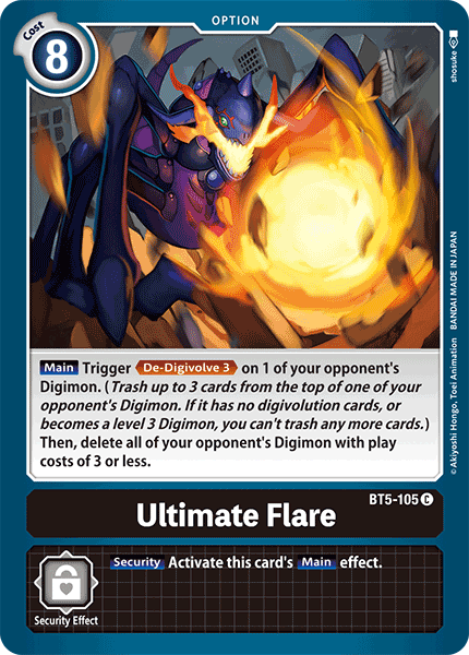 Ultimate Flare [BT5-105] [Battle of Omni] | Clutch Gaming