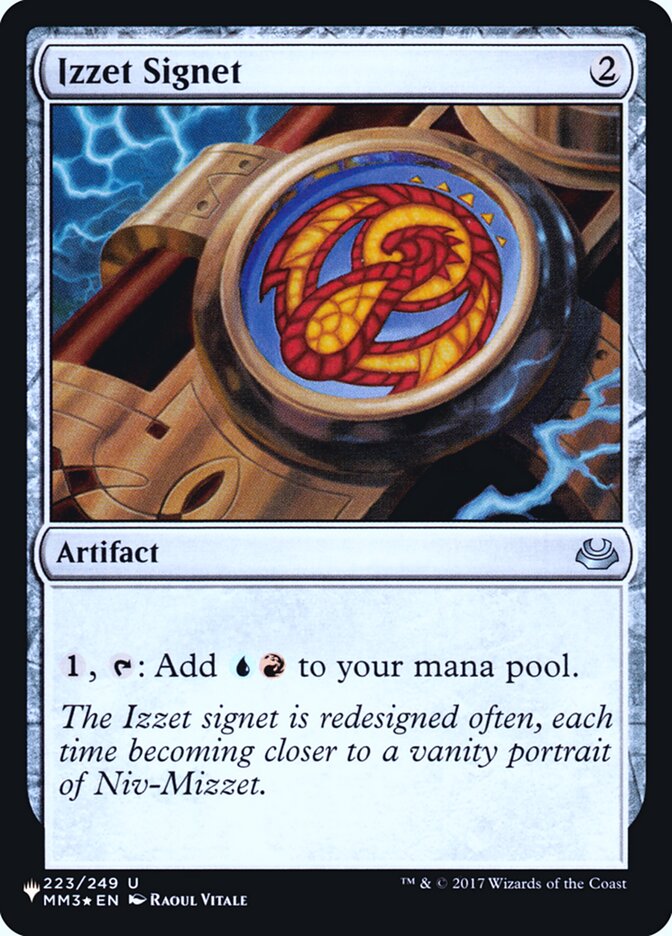 Izzet Signet [Secret Lair: Heads I Win, Tails You Lose] | Clutch Gaming