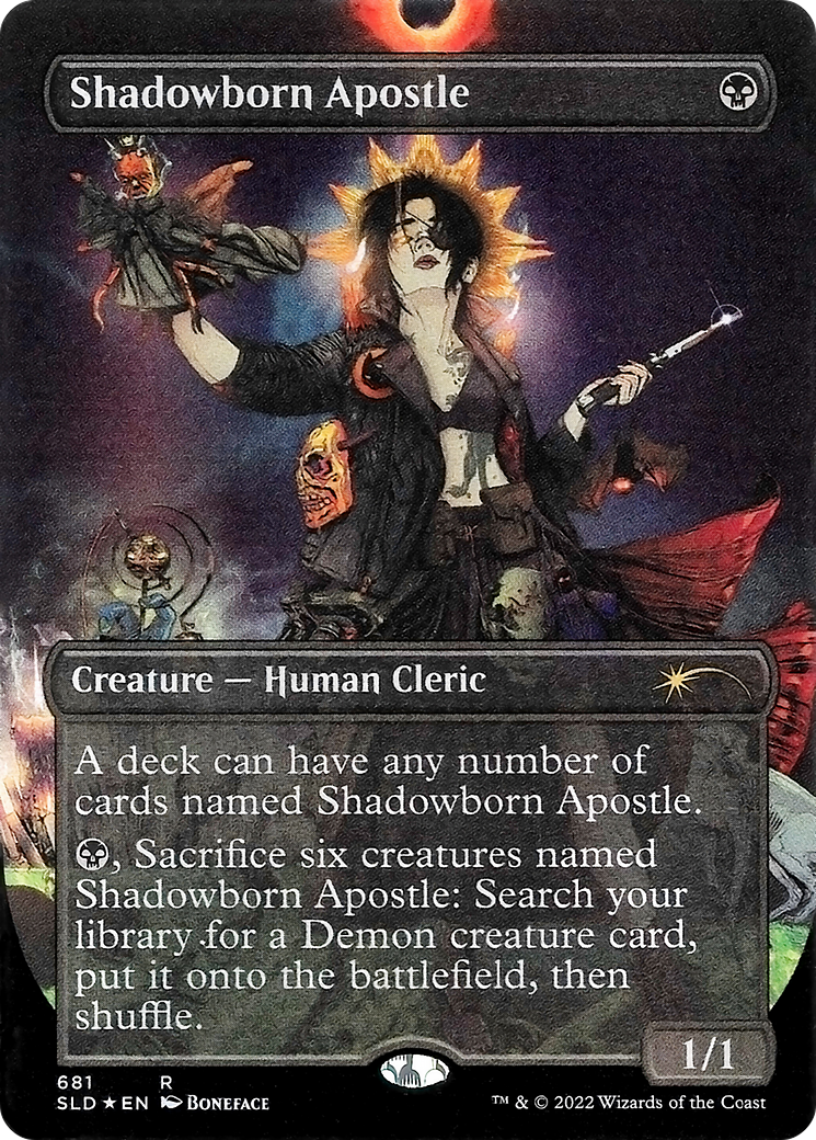 Shadowborn Apostle (681) (Borderless) [Secret Lair Drop Promos] | Clutch Gaming