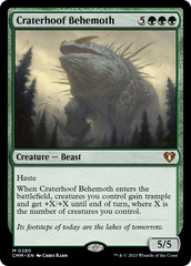 Craterhoof Behemoth [Commander Masters] | Clutch Gaming