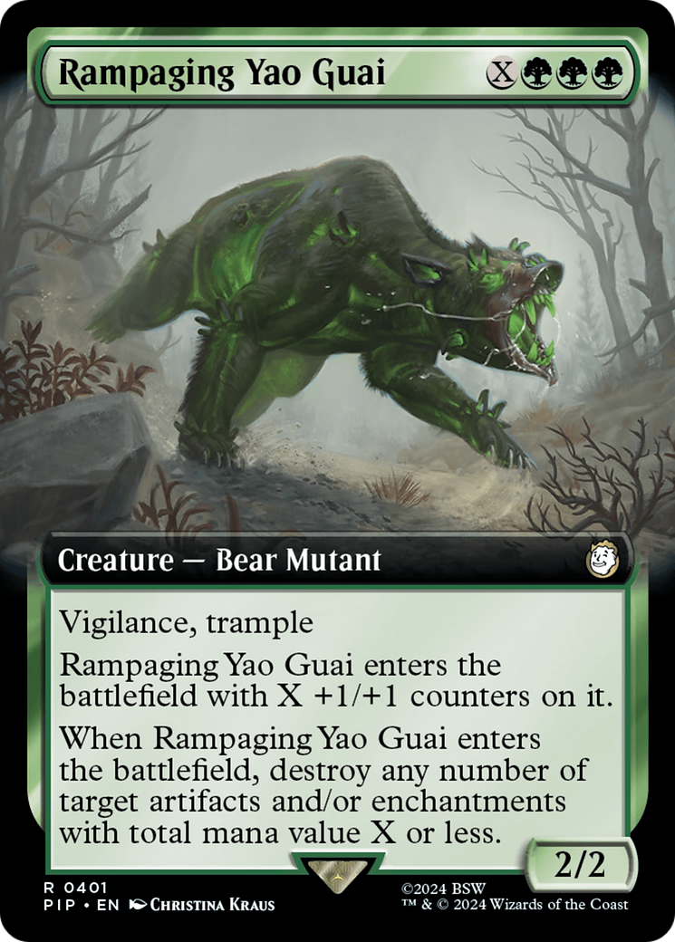 Rampaging Yao Guai (Extended Art) [Fallout] | Clutch Gaming