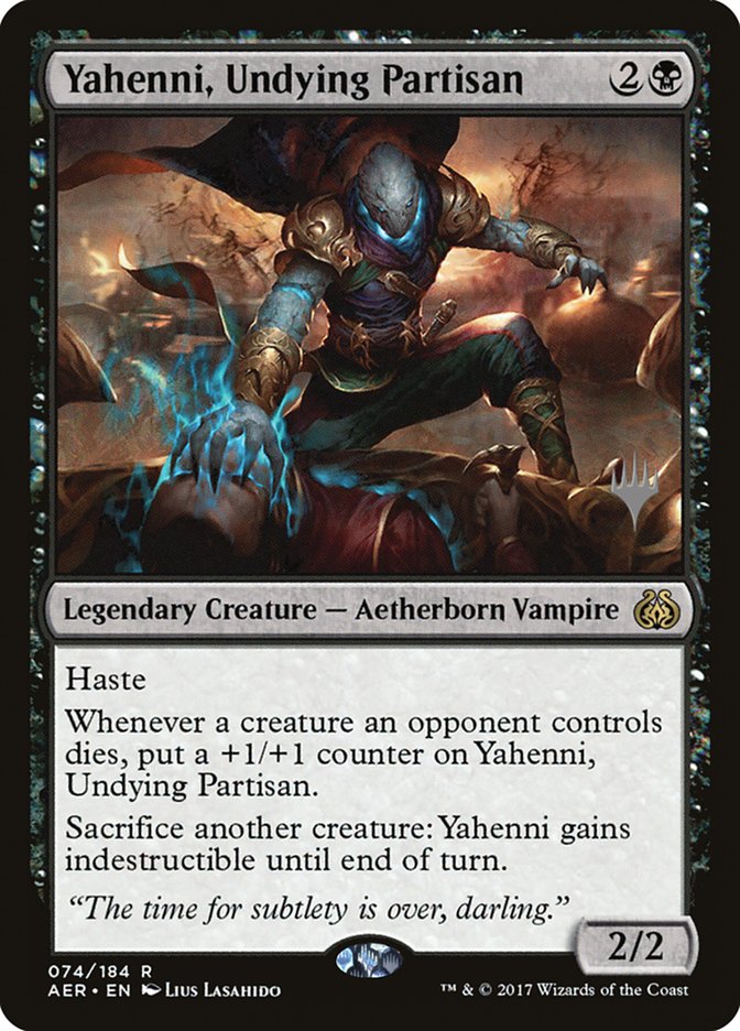 Yahenni, Undying Partisan (Promo Pack) [Aether Revolt Promos] | Clutch Gaming