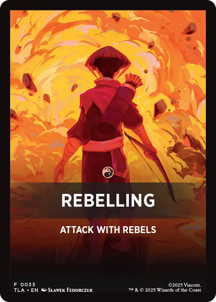 Rebelling Theme Card [Avatar: The Last Airbender Tokens] | Clutch Gaming