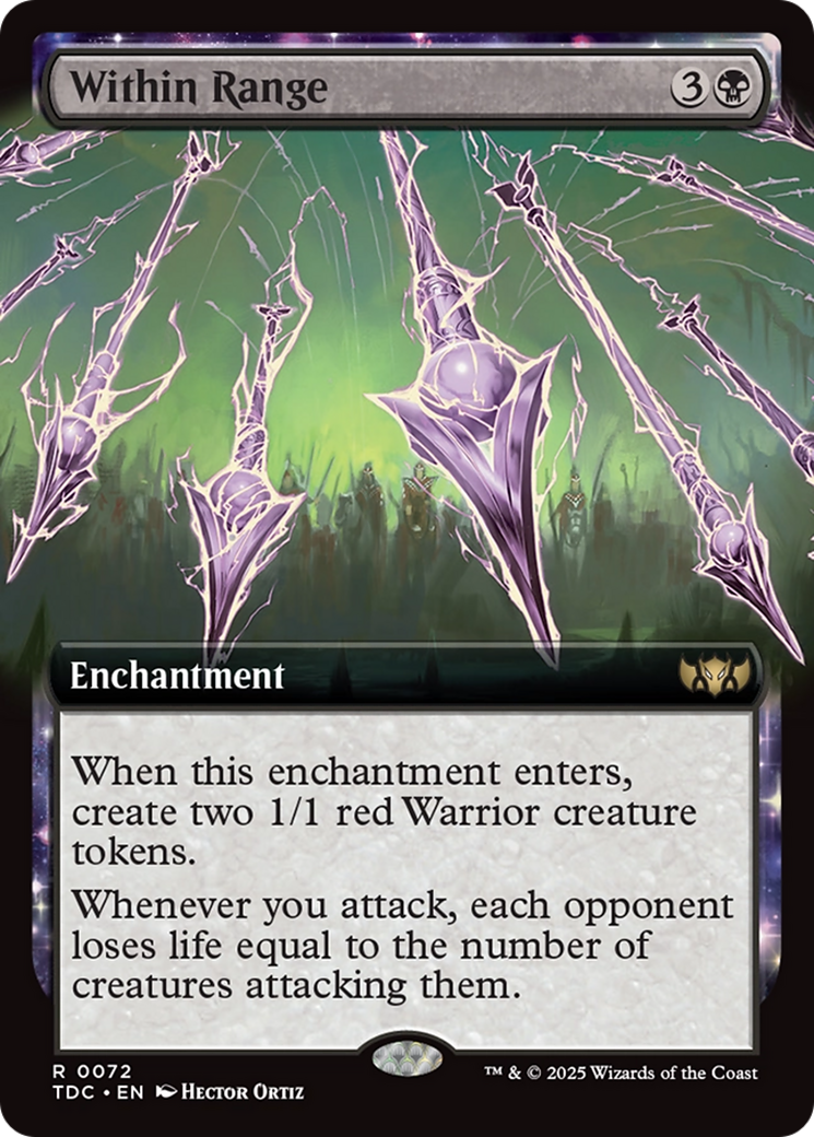 Within Range (Extended Art) [Tarkir: Dragonstorm Commander] | Clutch Gaming
