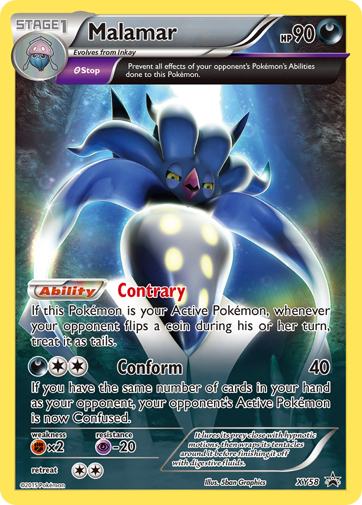 Malamar (XY58) [XY: Black Star Promos] | Clutch Gaming