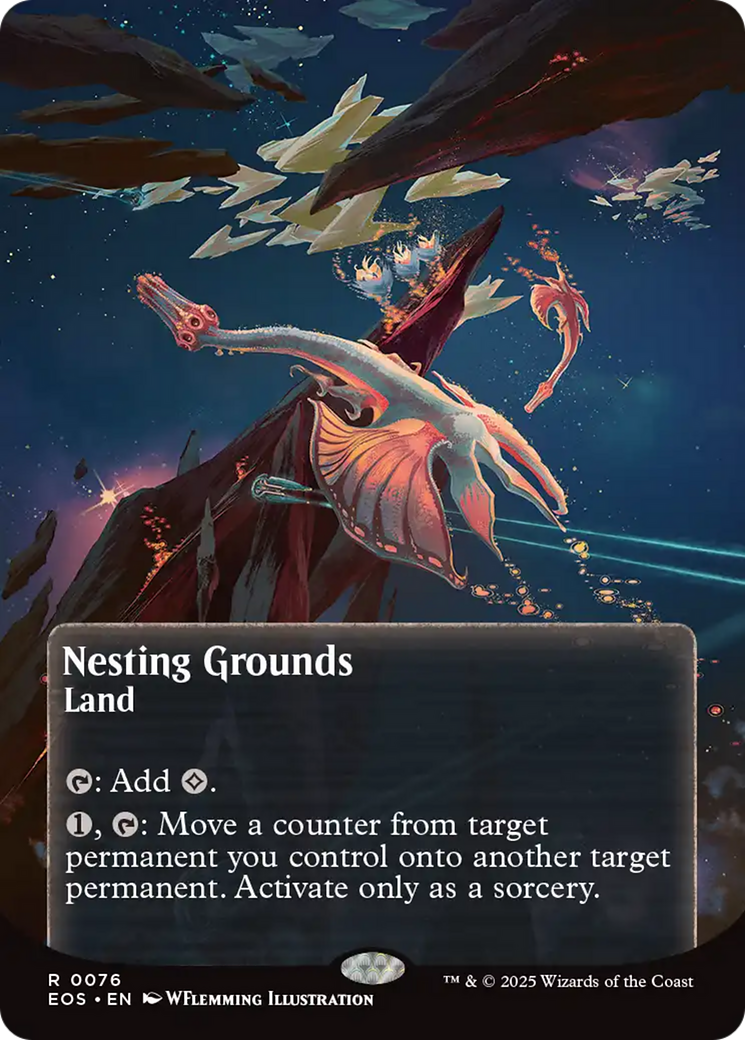 Nesting Grounds (0076) (Borderless) [Edge of Eternities: Stellar Sights] | Clutch Gaming