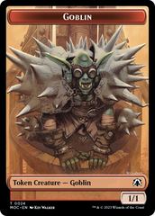 Goblin // Sliver Double-Sided Token [March of the Machine Commander Tokens] | Clutch Gaming
