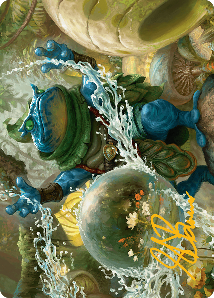 Pond Prophet Art Card (Gold-Stamped Signature) [Bloomburrow Art Series] | Clutch Gaming