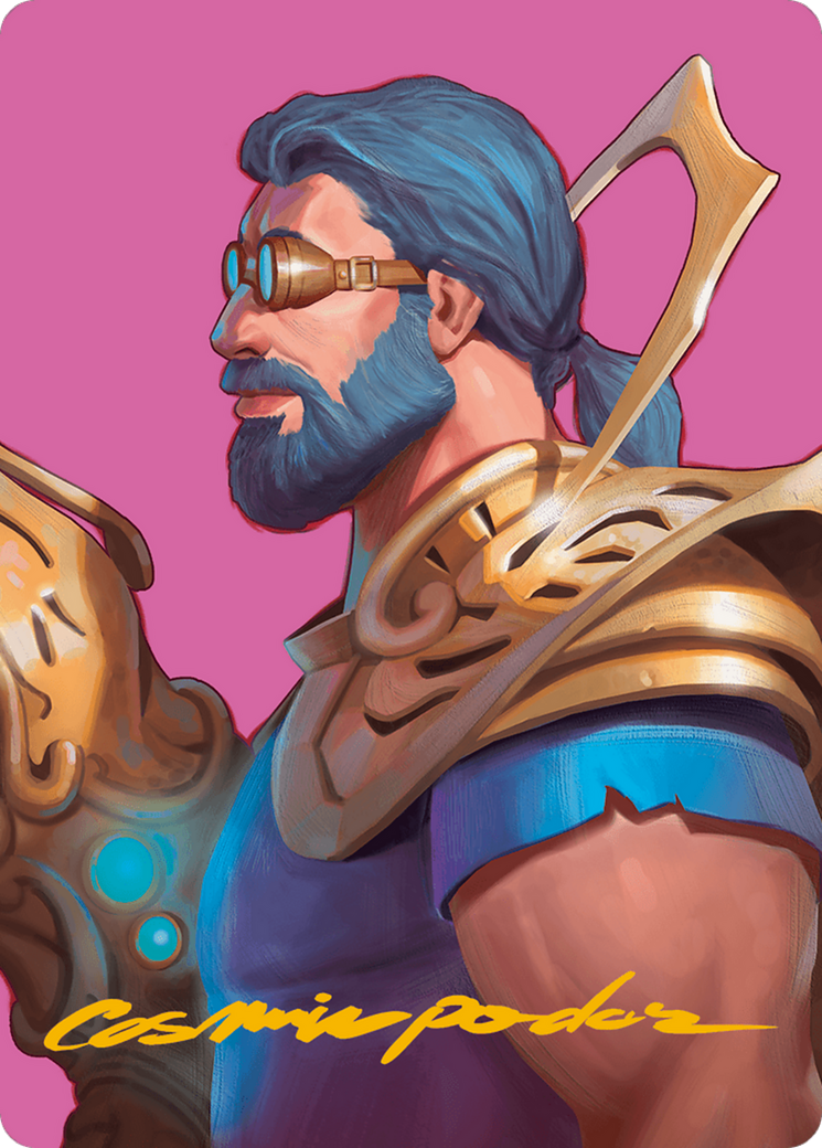 Satya, Aetherflux Genius Art Card (Gold-Stamped Signature) [Modern Horizons 3 Art Series] | Clutch Gaming