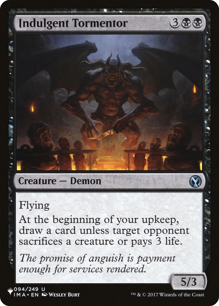 Indulgent Tormentor [The List Reprints] | Clutch Gaming