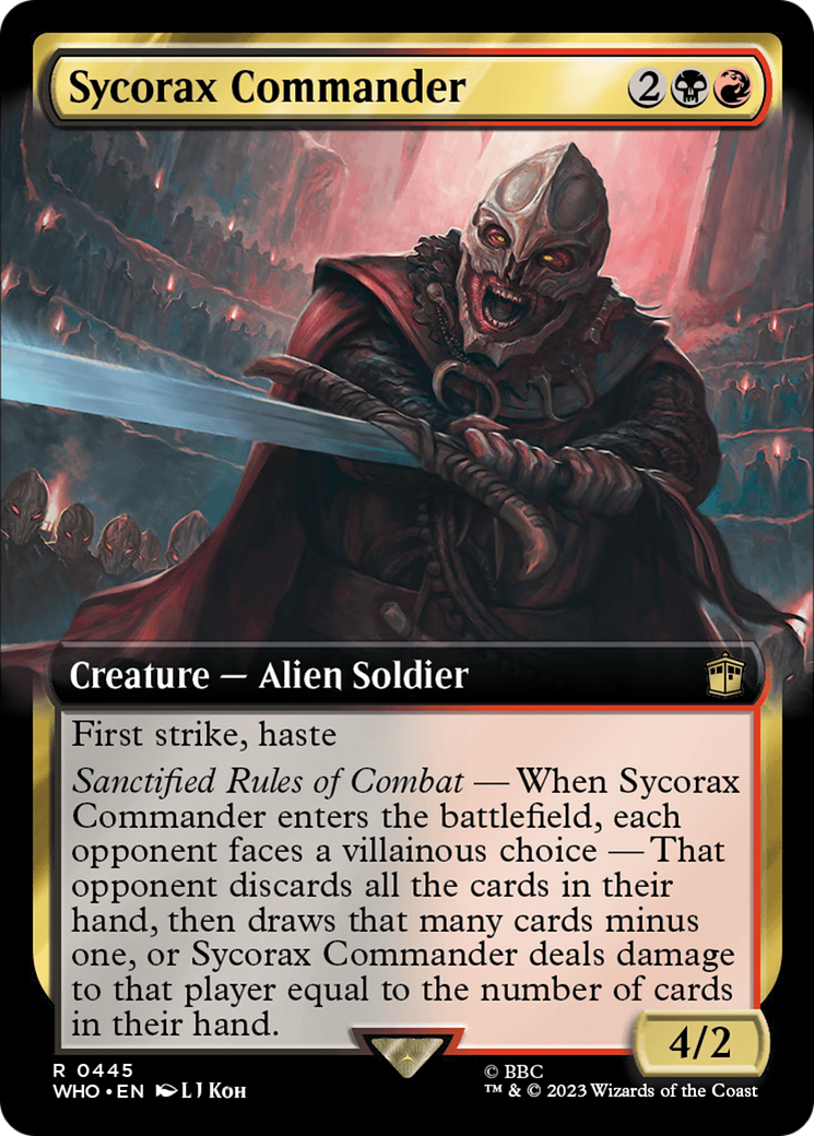 Sycorax Commander (Extended Art) [Doctor Who] | Clutch Gaming