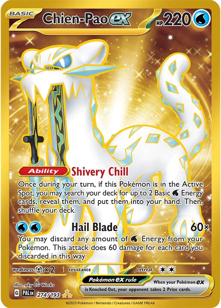 Chien-Pao ex (274/193) [Scarlet & Violet: Paldea Evolved] | Clutch Gaming