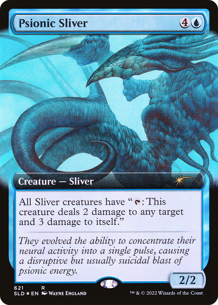 Psionic Sliver (Extended Art) [Secret Lair Drop Promos] | Clutch Gaming