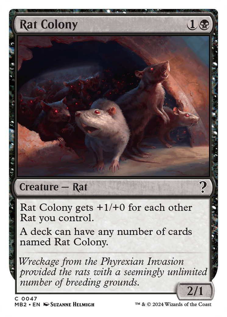 Rat Colony (White Border) [Mystery Booster 2] | Clutch Gaming